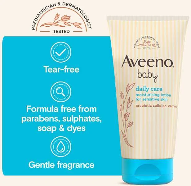 Aveeno Kasdienis drėkinamasis kūdikių losjonas 150 ml