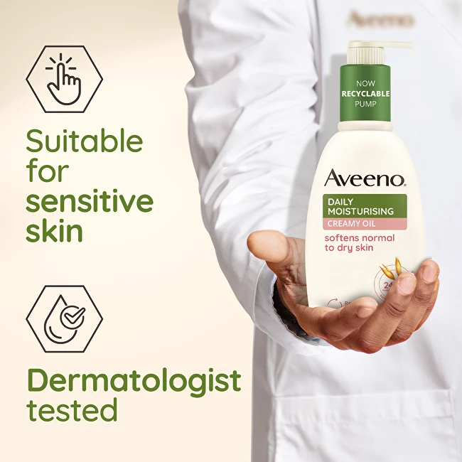 Aveeno Daily Moisturizing Creamy Oil Body Kreminis