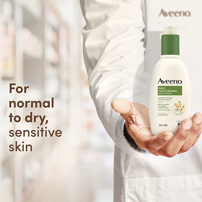 Aveeno Daily Moisturising Unscented Losjonas kūnui (Lotion) 300 ml