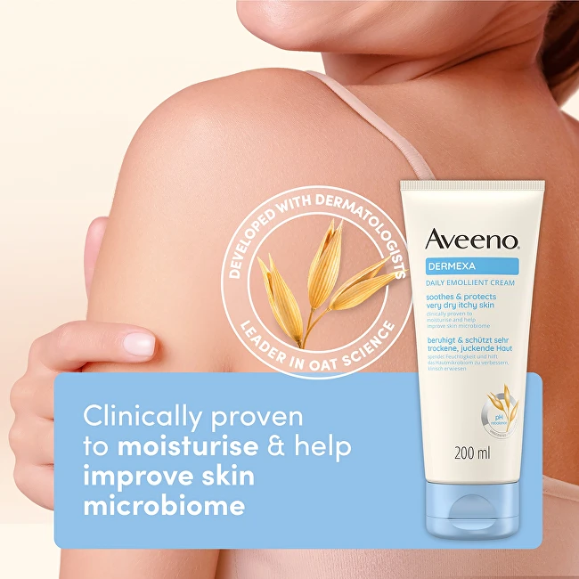 Aveeno Dermexa Daily Emollient Kreminis Body Kreminis unisex, 200 ml