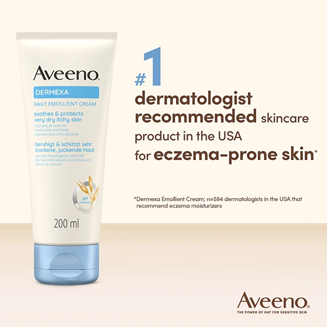 Aveeno Dermexa Daily Emollient Kreminis Body Kreminis unisex, 200 ml
