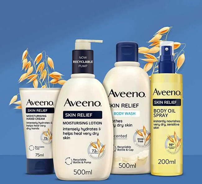 Aveeno Skin Relief Unscented Moisturizing Hand Kreminis (Moisturising Hand Kreminis) 75 ml
