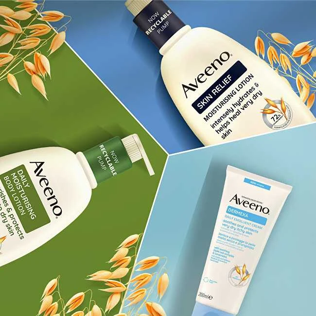 Aveeno Skin Relief Unscented Moisturizing Dušo želė (Kūno prausiklis) 500 ml