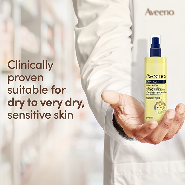Aveeno Skin Relief Body Oil Purškiklis Body Oil unisex, 200 ml