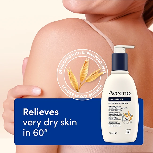 Aveeno Drėkinamasis kūno losjonas be kvepalų Skin Relief (drėkinamasis losjonas) 300 ml