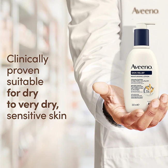 Aveeno Drėkinamasis kūno losjonas be kvepalų Skin Relief (drėkinamasis losjonas) 300 ml