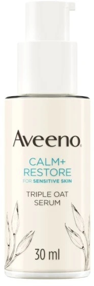 Aveeno Calm + Restore Triple Oat Serum odos serumas