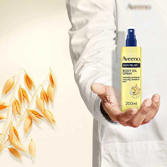 Aveeno Skin Relief Body Oil Purškiklis Body Oil unisex, 200 ml