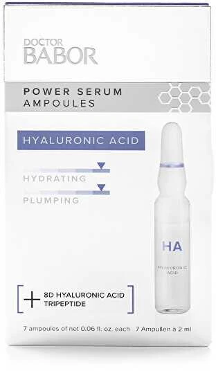 BABOR 10D hialurono rūgšties ampulės. 10D Hyaluronic Acid Ampoule Serum Concentrate