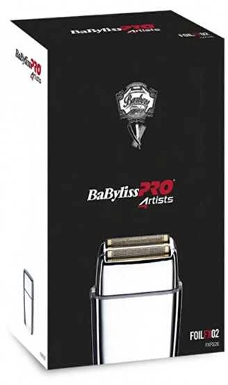 Barzdaskutė Mobili įkraunama plaukų skutimo mašinėlė BaByliss PRO Double Foil Metal Shaver FXFS2E