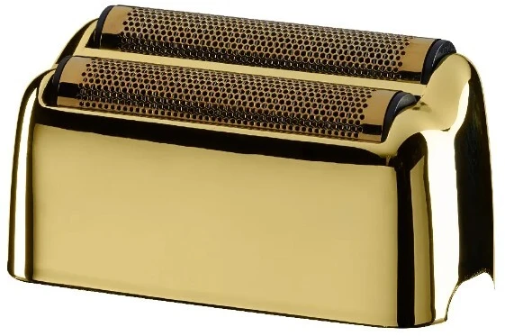 Tinklelio ir peiliukų rinkinys plaukų skutimo mašinėlei Babyliss Pro Replacement Foil Head 2 Cutters Gold FXRF2GE, skirtas plaukų skutimo mašinėlei FXFS2GE