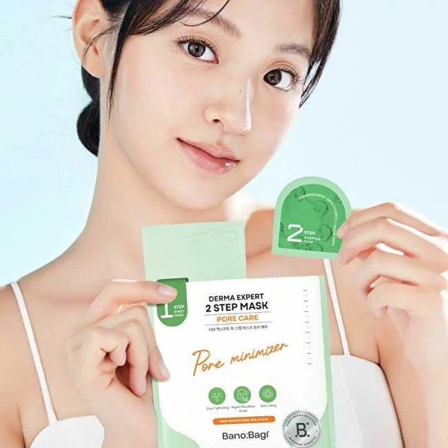 Banobagi Dvifazė kaukė išsiplėtusioms poroms mažinti „Derma Expert Pore Care“ (2 žingsnių kaukė) 25+2 g