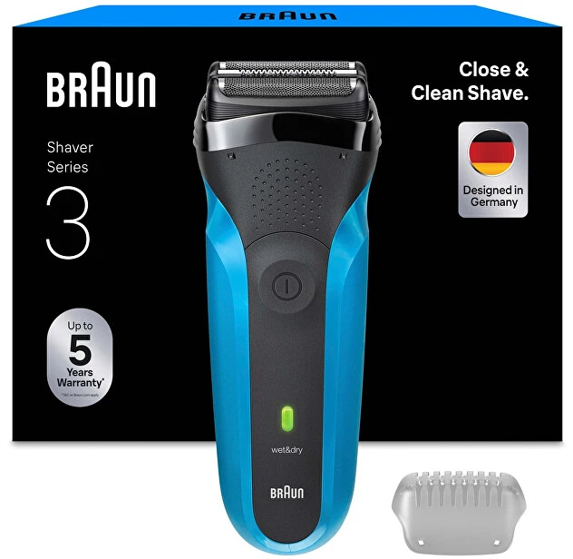 310s barzdaskutė Braun Series 3 Juodas/Blues