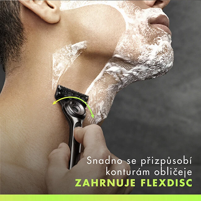 Gillette Labs Skustuvas Vyrams, 1 Skutimosi Galvučių, Sieninis Laikiklis