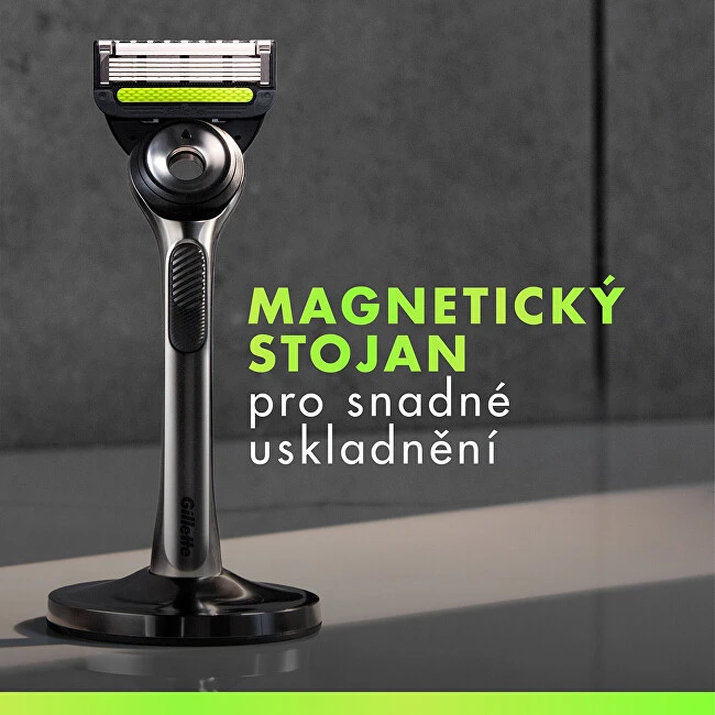 Gillette Labs Skustuvas Vyrams + 3 skutimosi galvutės, magnetinis stovas
