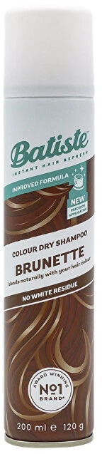 Sausas šampūnas plaukams su dažančiu efektu Batiste Medium &amp; Brunette Sausas šampūnas 200ml
