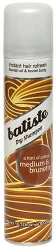 Sausas šampūnas plaukams su dažančiu efektu Batiste Medium &amp; Brunette Sausas šampūnas 200ml