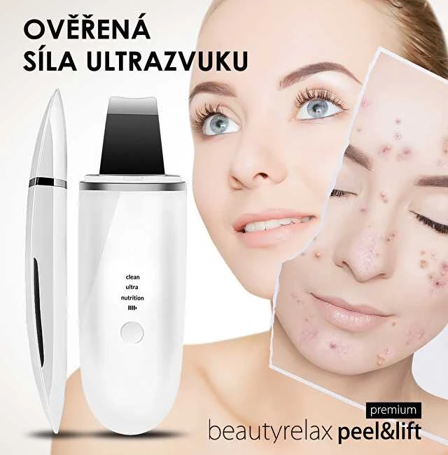 Beauty Relax „BeautyRelax“ ultragarsinė mentelė „Peel & Lift Premium“ baltai BR-1530