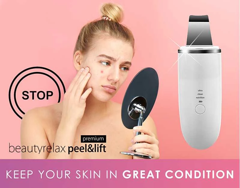 Beauty Relax „BeautyRelax“ ultragarsinė mentelė „Peel & Lift Premium“ baltai BR-1530