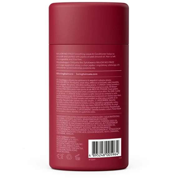 None BEING Major nenuplaunamas kondicionierius su simondsijų ir migdolų aliejumi, 227 ml