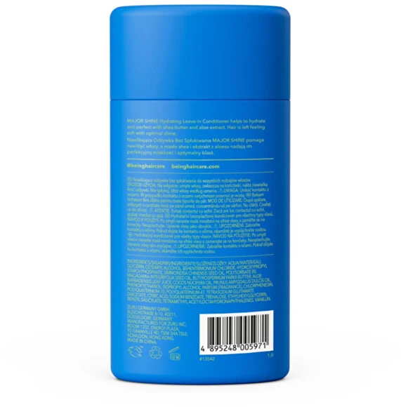 None BEING Major Shine nenuplaunamas kondicionierius su taukmedžio sviestu ir alavijo ekstraktu 227 ml