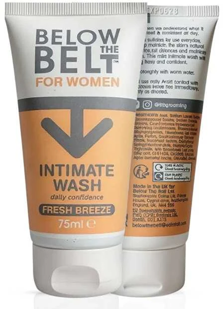 Intymios higienos prausimosi gelis „Below The Belt Fresh Breeze“ 75 ml