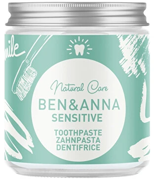 Ben & Anna Ben&Anna Natūralus dažų pasta Jautrus 100ml dantų pasta