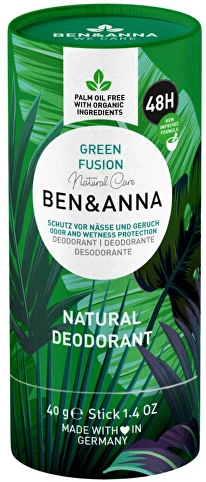 Ben & Anna Green Fusion dezodorantas tūtelėje