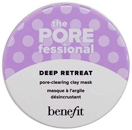 Benefit The POREfessional Deep Retreat Pore-Clearing Clay Mask valomoji molio kaukė, 30 ml