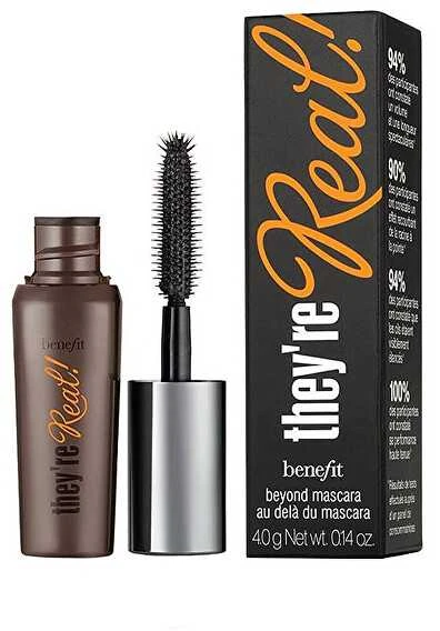 Benefit They´re Real! Lengthening Blakstienų tušas Travel Size ilginamasis blakstienų tušas, atspalvis Jet Juodas:, 4 g