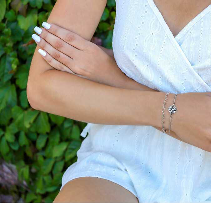 Beneto Romantic sidabrinis bracelet AGB528 / 21L