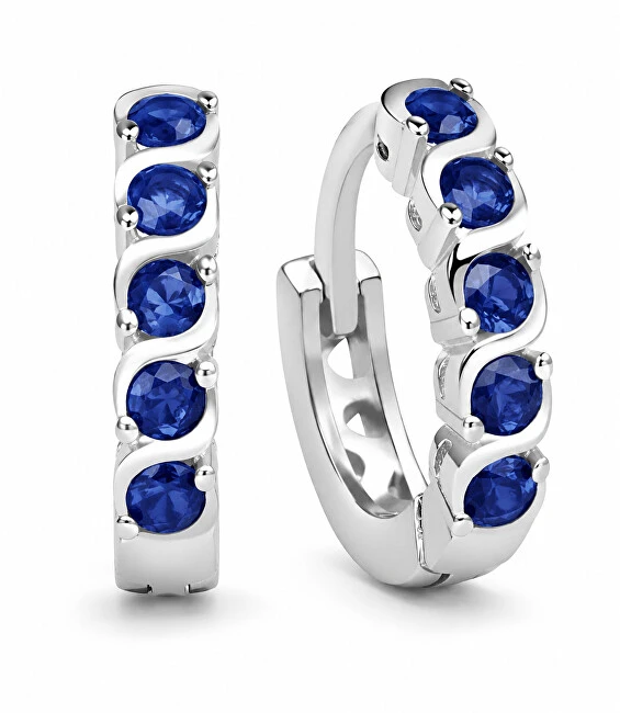 Beneto Round Sidabrinis Earrings AGUC1207