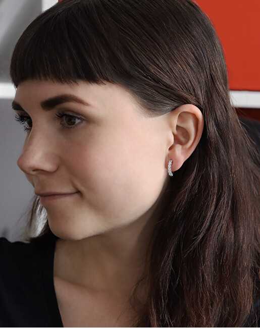 Beneto Round sidabrinis earrings AGUP1169