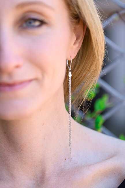 Beneto Sidabrinis chain earrings AGUP1840