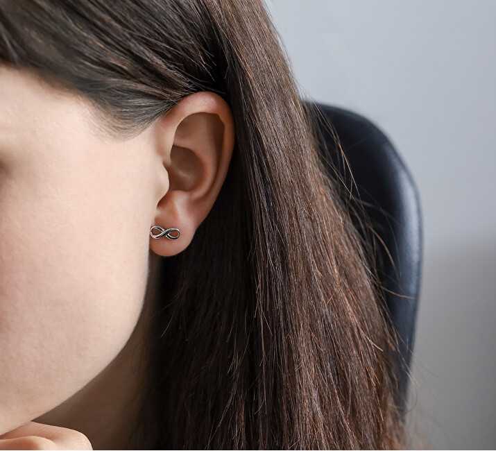 Beneto Sidabrinis earrings infinity AGUP1424S