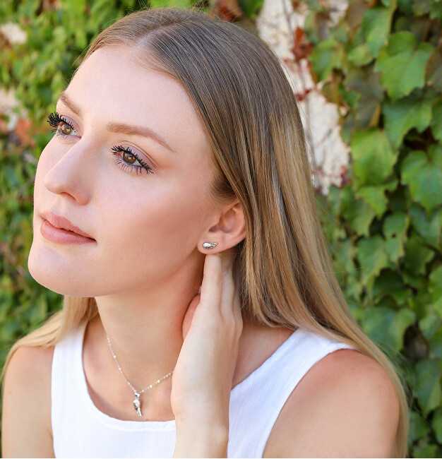 Beneto Sidabrinis jewelry set Angel Wings AGSET64RL (earrings, pakabukas, pendant)