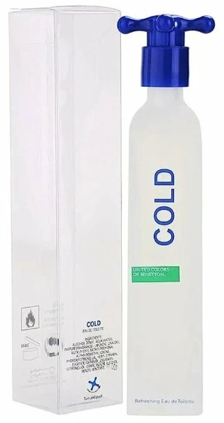 Benetton Cold EDT tualetinis vanduo vyrams, 100 ml