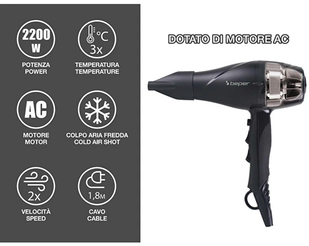 Plaukų džiovintuvas Beper P301ASC002