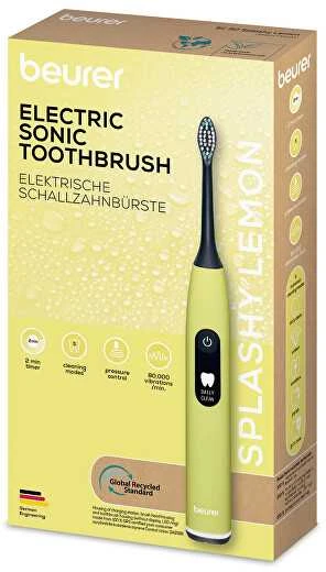 Elektrinis dantų šepetėlis Beurer SC 50 Sonic, Geltonas