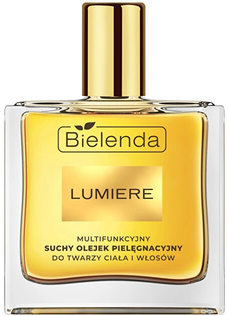 BIELENDA Lumiere Daugiafunkcinis sausos priežiūros aliejus veidui, kūnui ir plaukams 50 ml