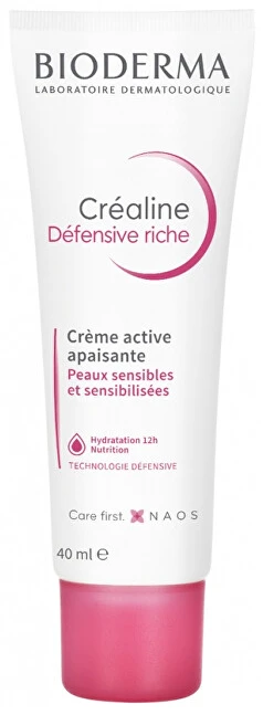 „Bioderma Créaline Defensive Riche Active Soothing Creminis“ kremas, 40 ml