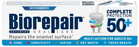 Dantų pasta „Biorepair Advanced Adulti 50+“, 75 ml