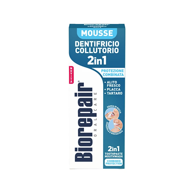 Biorepair Dental foam 2in1 Combined Protection Mousse 75 ml