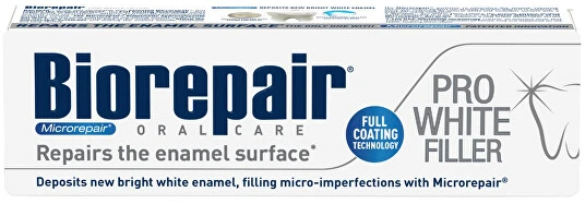 „Biorepair Pro Baltas“ emalio atstatomoj