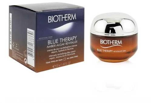 Biotherm Mėlyna Therapy Amber Algae Day Kreminis odą atnaujinantis dieninis veido kremas, 50 ml