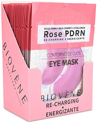 Biovène Rose PDRN Eye Mask ( 1 pár ) - Povzbuzující polštářky pod oči