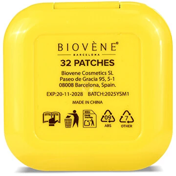 Biovene Pimple Star Patches & Mirror Case 32 pcs Geltona Patches Set