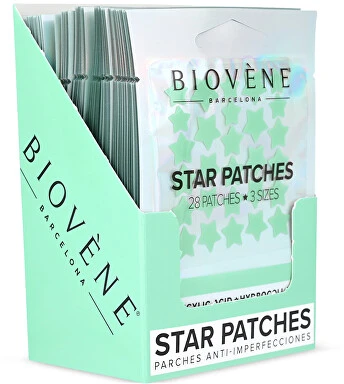 Biovene Žalias Star Pleistrai 28 vnt.