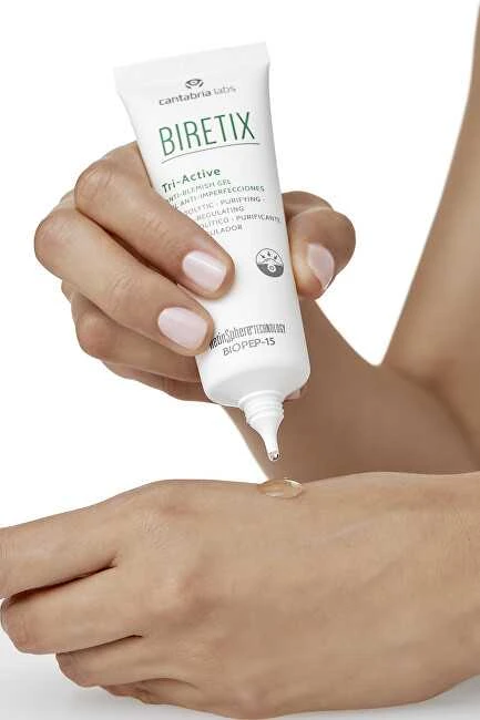 Cantabria Labs Endocare Biretix Tri-Active Anti-Blemish Gel Gelis nuo spuogų 50ml