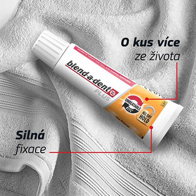 Dantų šepetėlis Blend A Dent Fixing cream Plus Dual Power Adhesive Kreminis 40 g